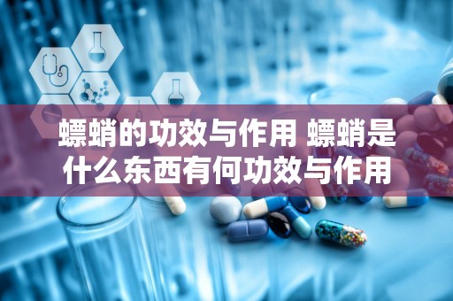 螵蛸的功效与作用 螵蛸是什么东西有何功效与作用