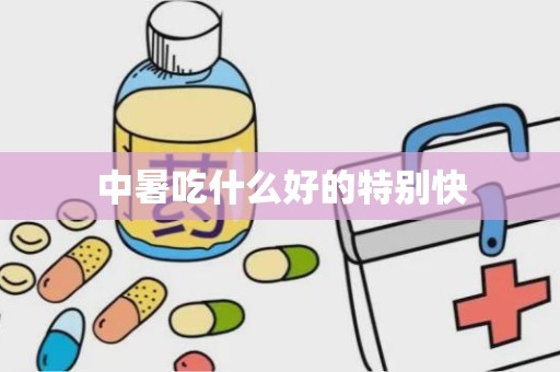 中暑吃什么好的特别快