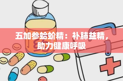 五加参蛤蚧精：补肺益精，助力健康呼吸