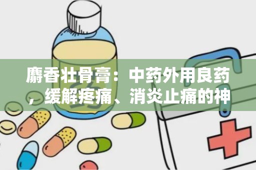 麝香壮骨膏：中药外用良药，缓解疼痛、消炎止痛的神奇膏剂