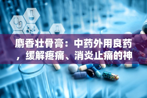 麝香壮骨膏：中药外用良药，缓解疼痛、消炎止痛的神奇膏剂